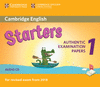 (CD AUDIO) CAMBRIDGE ENGLISH STARTERS 1 (2018) AUTHENTIC EXAMINATION PAPERS