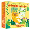 (CAJA) ANIMALES SALVAJES PEQUE-PUZZLE (LIBRO + 4 PUZLES DE 4 PIEZAS)