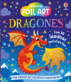 DRAGONES (FOIL AR) CON 30 LAMINAS METALIZADAS