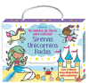 MI MALETIN DE LIBROS PARA COLOREAR. SIRENAS, UNICORNIOS, HADAS