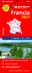 MAPA MICHELIN FRANCIA 2021 (721 NATIONAL)