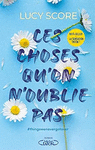 LES CHOSES QU'ON N'OUBLIE PAS