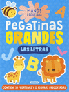 LETRAS, LAS. PEGATINAS GRANDES (MANOS PEQUEÑAS)