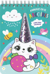 ANIMALES EN EL ARCOIRIS (LIBRO PARA COLOREAR)
