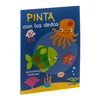 PINTA CON LOS DEDOS (¡ACTIVIDADES CREATIVAS!) AZUL