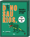 ATLAS DE LOS DINOSAURIOS ( APRENDE Y CONSTRUYE EL T-REX 1530 PIEZAS ) LIBRO+CONSTRUCCION 3D CON INSTRUCCIONES DE MONTAJE