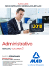 TEMARIO 3 ADMINISTRATIVO DE LA ADMINISTRACIÓN GENERAL DEL ESTADO (TURNO LIBRE)