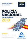 TEMARIO VOL.2 POLICÍA NACIONAL ESCALA BÁSICA 2019 CIENCIAS SOCIALES