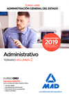 TEMARIO 2 ADMINISTRATIVO DE LA ADMINISTRACIÓN GENERAL DEL ESTADO (TURNO LIBRE)