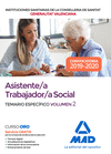 TEMARIO ESPECIFICO 2 ASISTENTE/A TRABAJADOR/A SOCIAL DE LAS INSTITUCIONES SANITARIAS DE LA CONSELLERIA DE SANITAT GENERALITAT VALENCIANA