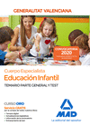 TEMARIO PARTE GENERAL Y TEST CUERPO ESPECIALISTA EN EDUCACIÓN INFANTIL ( GENERALITAT VALENCIANA )