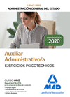 EJERCICIOS PSICOTECNICOS AUXILIAR ADMINISTRATIVO DE LA ADMINISTRACIÓN GENERAL DEL ESTADO