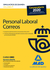 SIMULACROS DE EXAMEN VOL 1 PERSONAL LABORAL DE CORREOS Y TELÉGRAFOS. SIMULACROS DE EXAMEN VOLUMEN 1