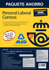 PAQUETE AHORRO PERSONAL LABORAL CORREOS 2020. AHORRA 68  (INCLUYE TEMARIOS 1 Y 2; TEST; NUEVOS TEST COMENTADOS Y ARGUMENTADOS; SIMULACROS DE EXAMEN 1 Y 2; PSICOTÉCNICO Y ACCESO A CURSO ORO)