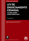 LEY DE ENJUICIAMIENTO CRIMINAL Y LEGISLACIÓN COMPLEMENTARIA ( 16ª EDICION 2018 )
