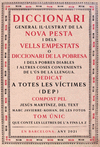 DICCIONARI GENERAL IL·LUSTRAT DE LA NOVA PESTA I DELS VELLS EMPESTATS (O DICCIONARI DE LA POBRESA)