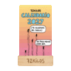 CALENDARIO MESA DE TARJETAS 2027. 72 KILOS (TANTANFAN)