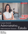 TEST 1 CUERPO GENERAL ADMINISTRATIVO DE LA ADMINISTRACIÓN GENERAL DEL ESTADO (TURNO LIB