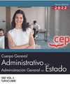 TEST 2 CUERPO GENERAL ADMINISTRATIVO DE LA ADMINISTRACIÓN GENERAL DEL ESTADO (TURNO LIB