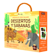 DESIERTOS Y SABANAS (ANIMALES POR SALVAR) LIBRO+FICHAS