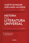 HISTORIA DE LA LITERATURA UNIVERSAL VOL.1 (DESDE LOS INICIOS HASTA EL BARROCO)