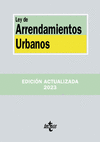 LEY DE ARRENDAMIENTOS URBANOS (EDICION ACTUALIZADA 2023)