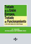TRATADO DE LA UNION EUROPEA, TRATADO DE FUNCIONAMIENTO (27ª EDICION ACTUALIZADA SEPTIEMBRE 2023)