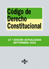 CODIGO DE DERECHO CONSTITUCIONAL (17ª EDICION ACTUALIZADA SEPTIEMBRE 2023)
