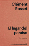 LUGAR DEL PARAÍSO, EL. TRES ESTUDIOS