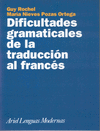 DIFICULTADES GRAMATICALES DE LA TRADUCCIÓN AL FRANCÉS