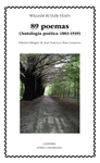 89 POEMAS (ANTOLOGIA POETICA 1883-1939)