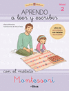APRAENDO A LEER Y ESCRIBIR CON EL METODO MONTESSORI (NIVEL 2) SERIE ROSA