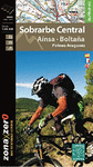 MAPA SOBRARBRE CENTRAL. AINSA-BOLTAÑA (PIRINEO ARAGONES) BOUNTAIN BIKE 1:40.000