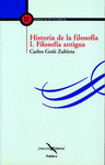 HISTORIA DE LA FILOSOFÍA I. FILOSOFIA ANTIGUA
