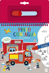 PINTO CON AGUA - LOS BOMBEROS
