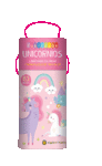 UNICORNIOS (TUBICOLOR) LIBRO PARA COLOREAR+MEGA PUZZLE